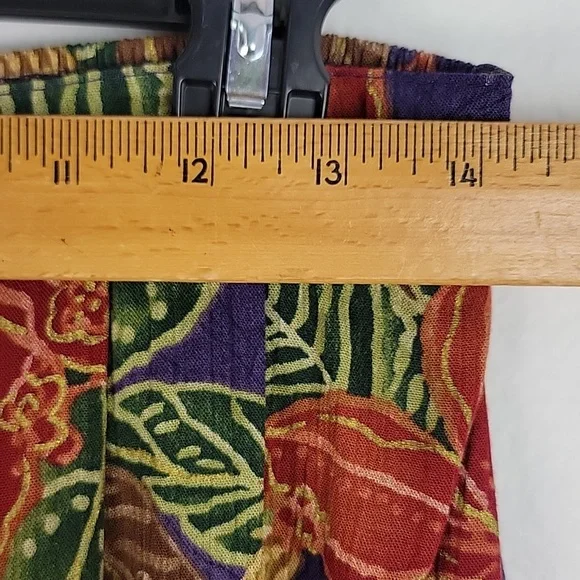 Alfred Dunner Tropical Multicolored Floral Midi Skirt (Read Might be 10/12) 14 - Picture 6 of 9